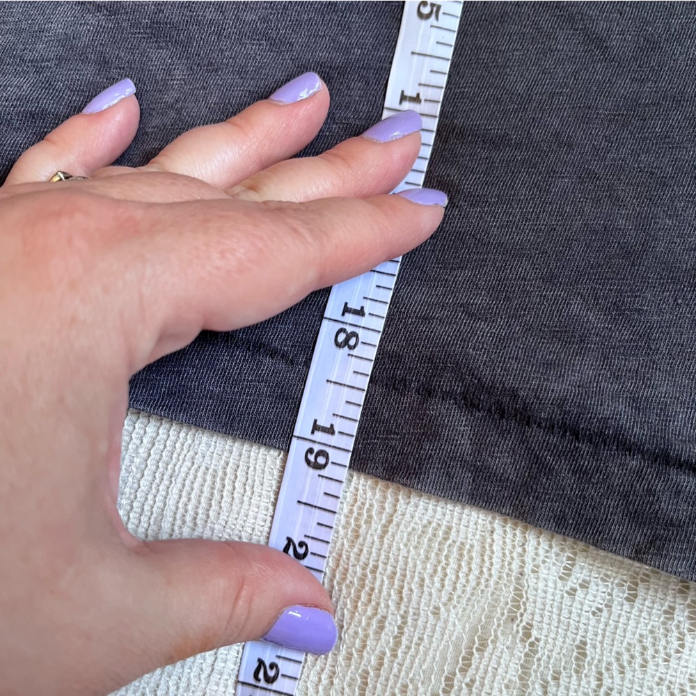 Aerie distressed Happy smiley crop long sleeve tee - Picture 9 of 9